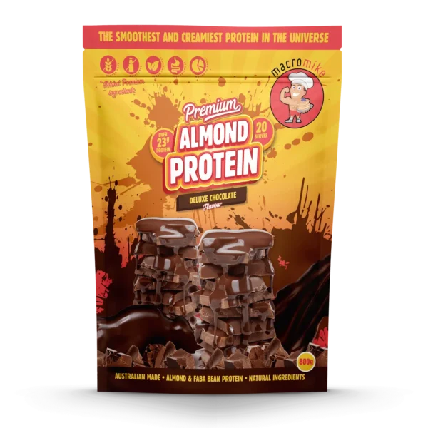 Macro Mike - Deluxe Chocolate Premium Almond Protein (800g Bag)