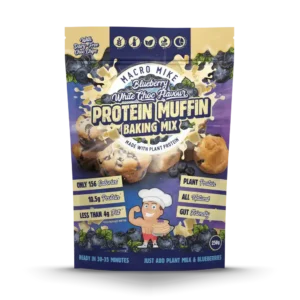 Macro Mike - BLUEBERRY WHITE CHOC MUFFIN BAKING MIX (250G BAG)