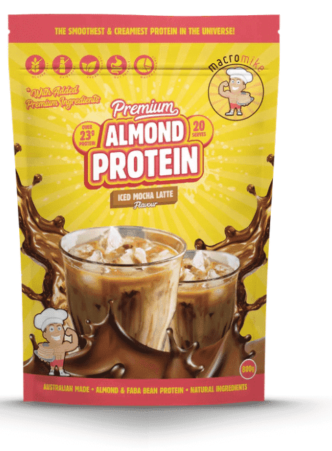 Macro Mike - Mocha Latte Premium Almond Protein (800g Bag)